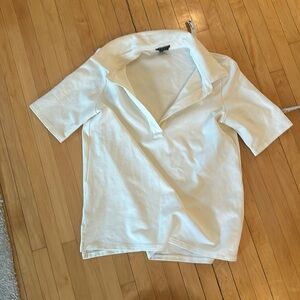 Theory white polo M